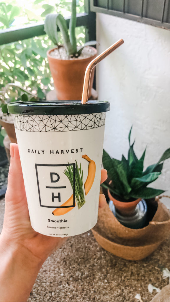 the perfect at home snack or lunch | Daily Harvest Smoothie Haul
