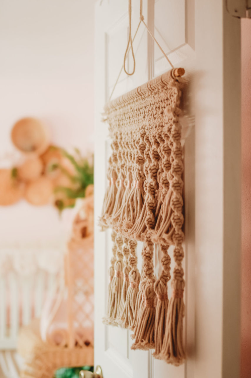 Macrame Nursery Wall Decor