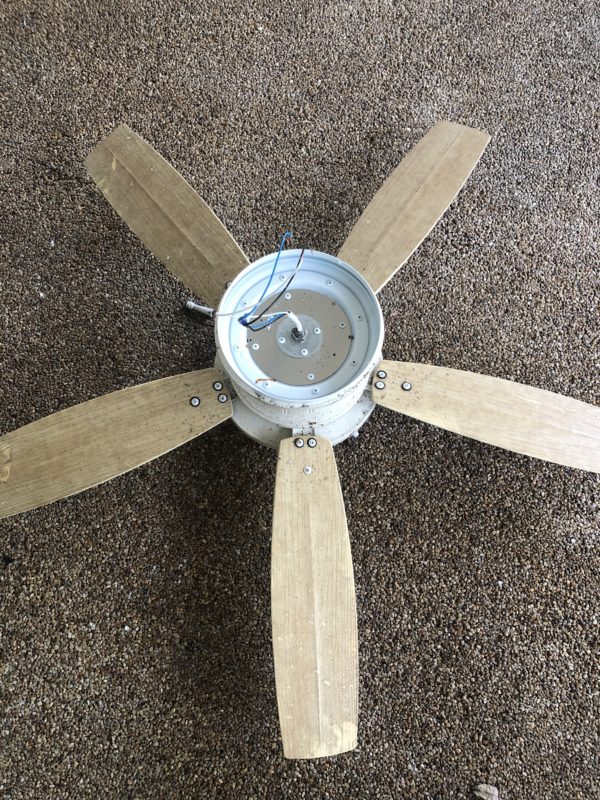 Outdoor Fan Makeover